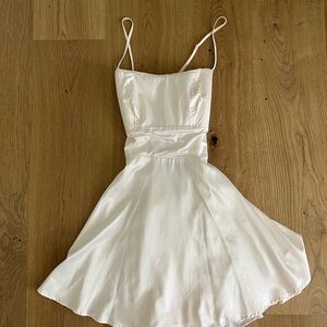 Windsor Cream Mini Dress